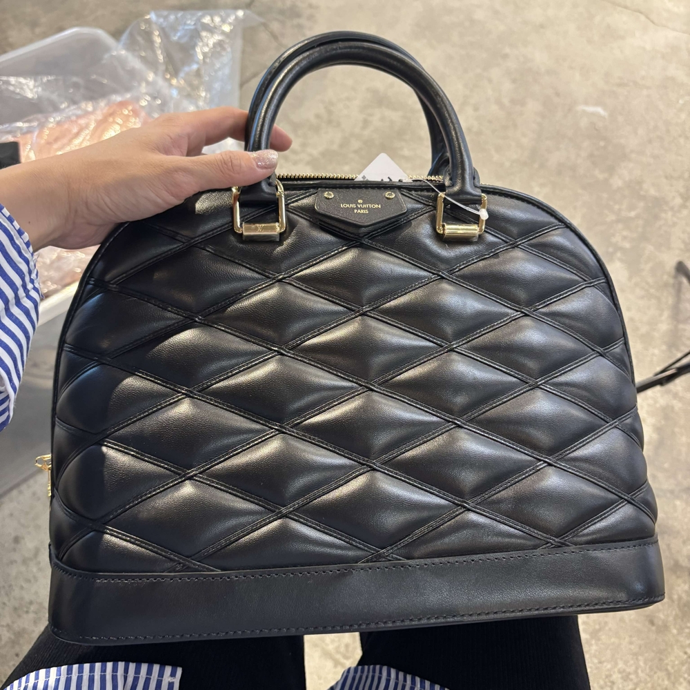 Kate Spade Black Quilted Leather Handbag